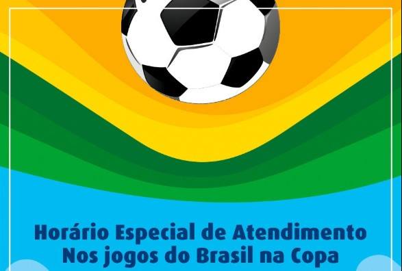 Horário de Expediente da Câmara Municipal nos dias dos jogos da Seleção Brasileira.