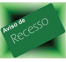 Recesso no dia 08/09/2017